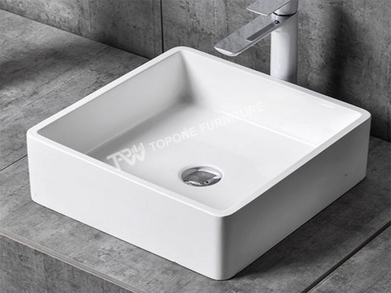 solid surface undermount bathroom sinks